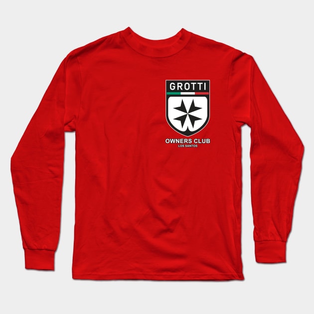 Grotti Owners Club Long Sleeve T-Shirt by MBK